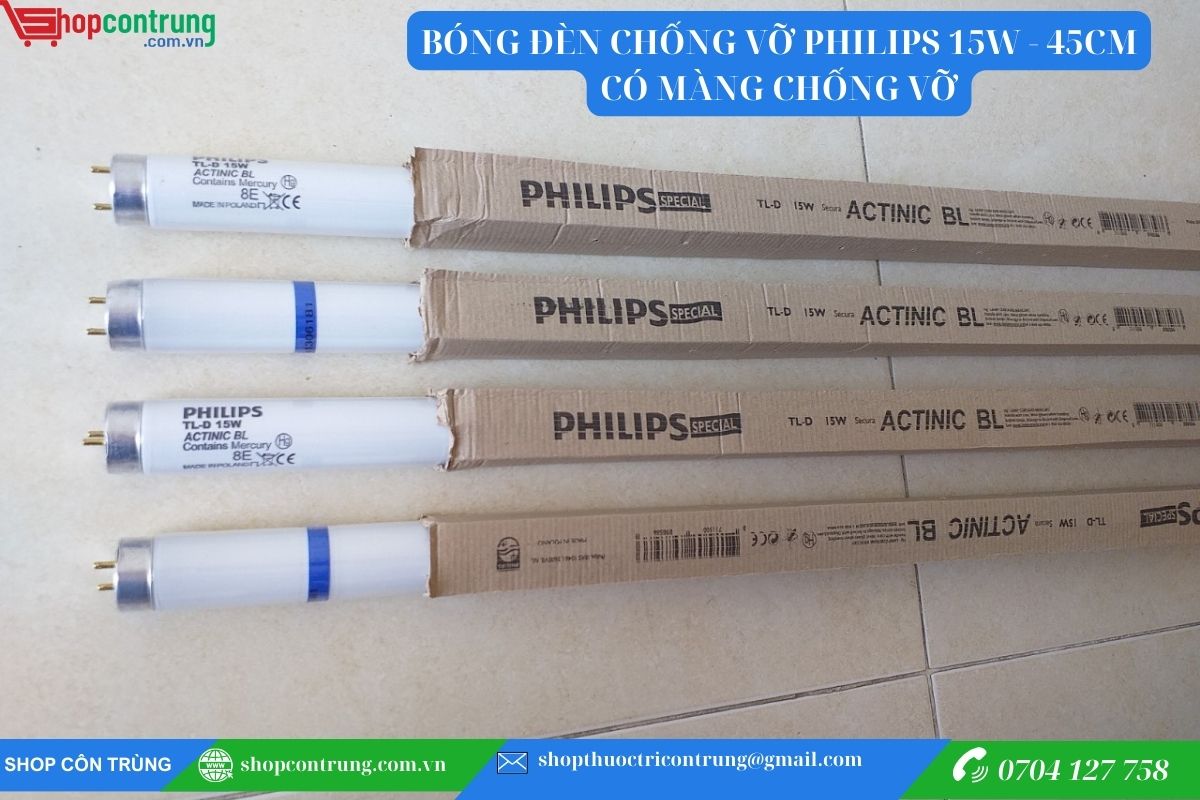 BÓNG ĐÈN CHỐNG VỠ PHILIPS 15W - 45CM