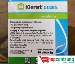 Thuốc diệt chuột KLERAT