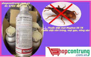 Thuốc diệt mọt nông sản Mephos 56 TB