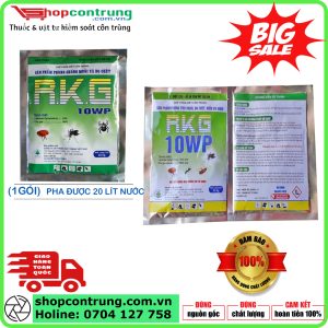 Thuốc diệt bọ chét ve & chó RKG 10WP