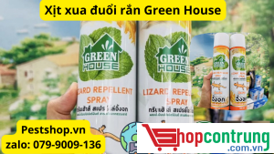 Xịt xua đuổi rắn Green House thuốc diệt rắn độc