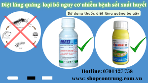 Sử dụng thuốc diệt lăng quăng bọ gậy Diệt lăng quăng hiệu quả