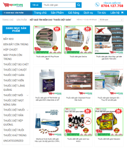 Thuốc diệt gián tại Hà Nội