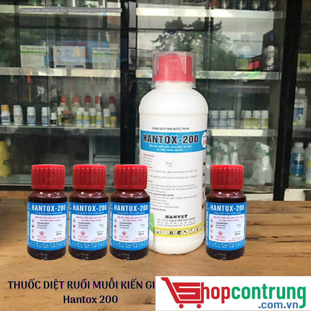 THUỐC DIỆT RUỒI MUỖI KIẾN GIÁN Hantox 200