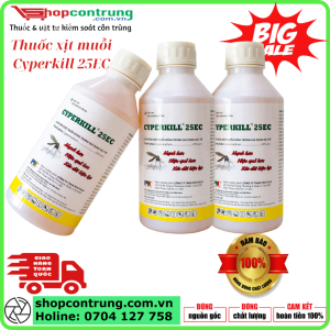 Thuốc xịt muỗi Cyperkill 25EC