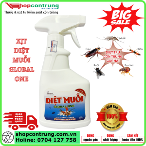 XỊT DIỆT MUỖI GLOBAL ONE 300ml
