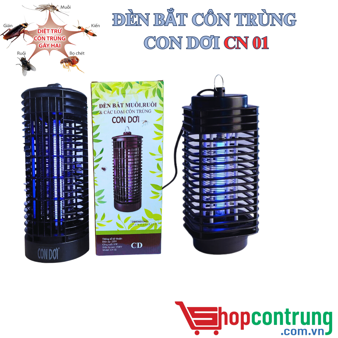 ĐÈN BẮT CÔN TRÙNG CON DƠI CN 01