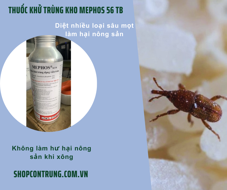 Thuốc khử trùng kho Mephos 56 TB