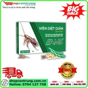 Viên diệt gián AMB / Viên diệt gián sinh học Viện Hàn lâm khoa học Việt Nam