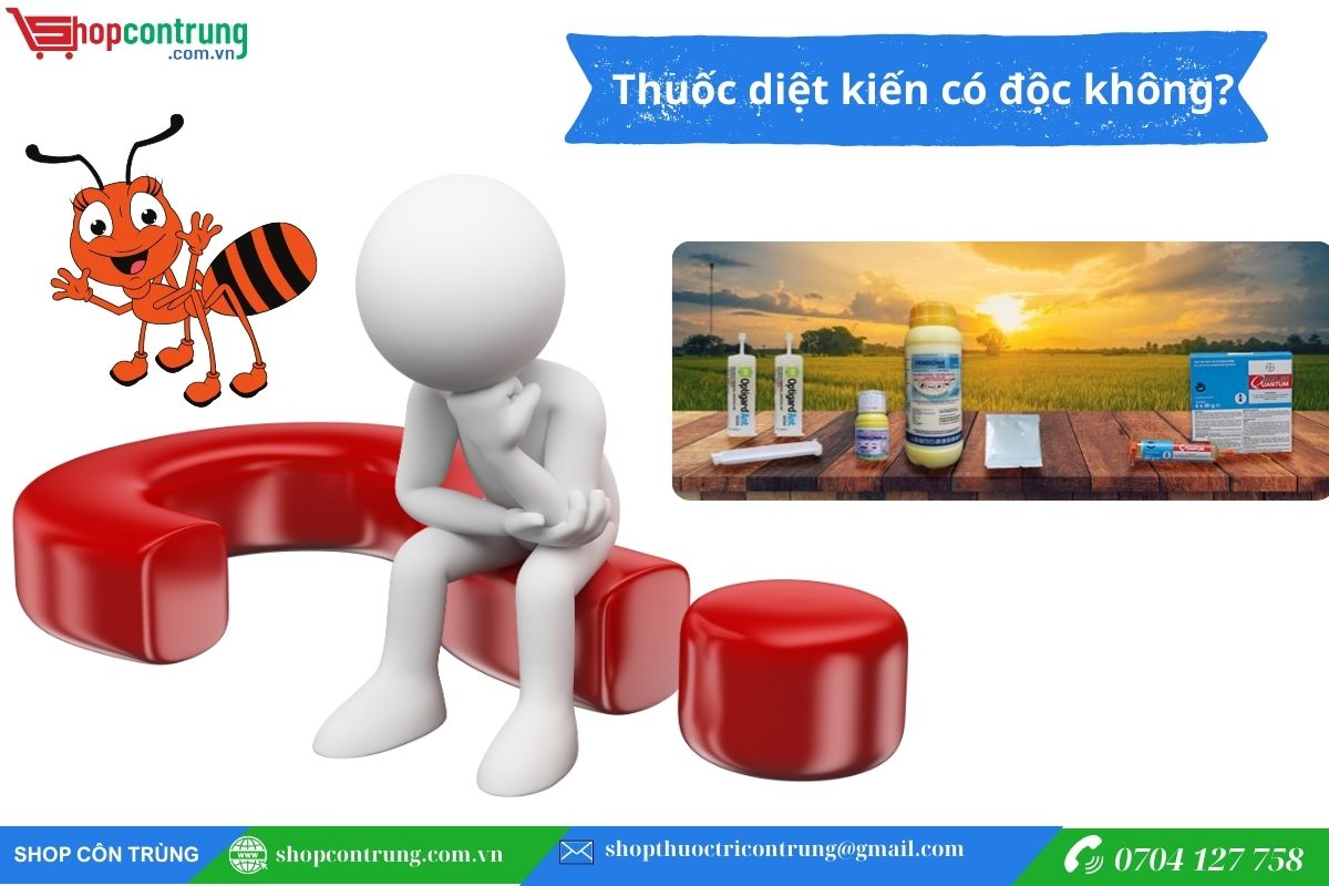 Thuốc diệt kiến có độc không