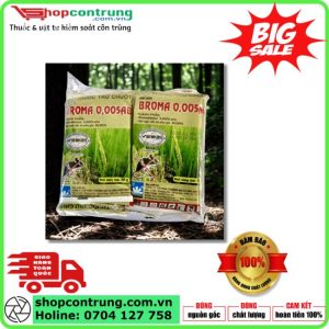 Thuốc diệt chuột sinh học Broma 0.005AB dạng lúa