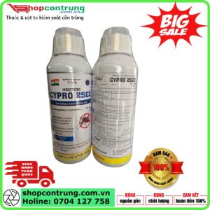 Cypro 25EC thuốc diệt muỗi y tế hiệu quả sau 5 phút