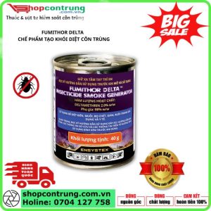 CHẾ PHẨM TẠO KHÓI DIỆT CÔN TRÙNG FUMITHOR DELTA  NHẬP KHẨU TỪ MỸ