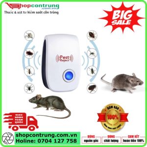 Máy Đuổi Chuột Sóng Âm Pest Repeller – Giải Pháp An Toàn Xua Đuổi Chuột & Côn Trùng Hiệu Quả