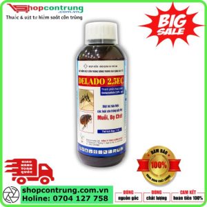 Thuốc Diệt Muỗi, Bọ Chét DELADO 2,5EC
