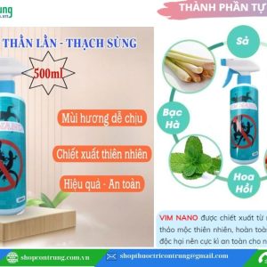 Ưu điểm của thuốc đuổi thằn lằn VIM NANO