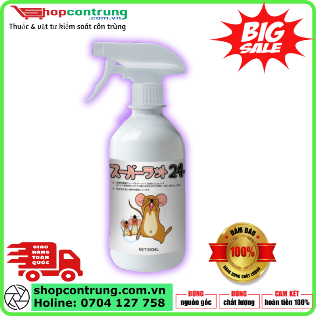 Chai Xịt Đuổi Chuột SAMURAI CARE 300ML
