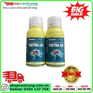 Thuốc Tồn Lưu Diệt Ruồi Muỗi Kiến Gián Fortina 240SC