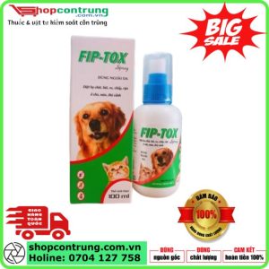 Thuốc Xịt Diệt Ve, Rận Chó Mèo FIP-TOX SPRAY