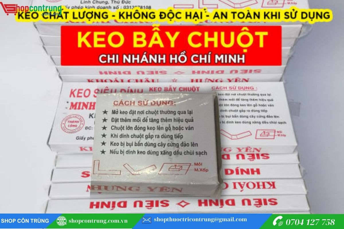 cách sử dụng Keo dính chuột Minh Phương hiệu quả nhất
