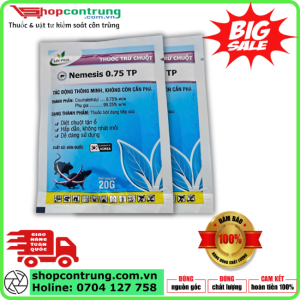 Thuốc diệt chuột dạng bột Nemesis 0.75TP - THUỐC CHUỘT SINH HỌC HÀN QUỐC